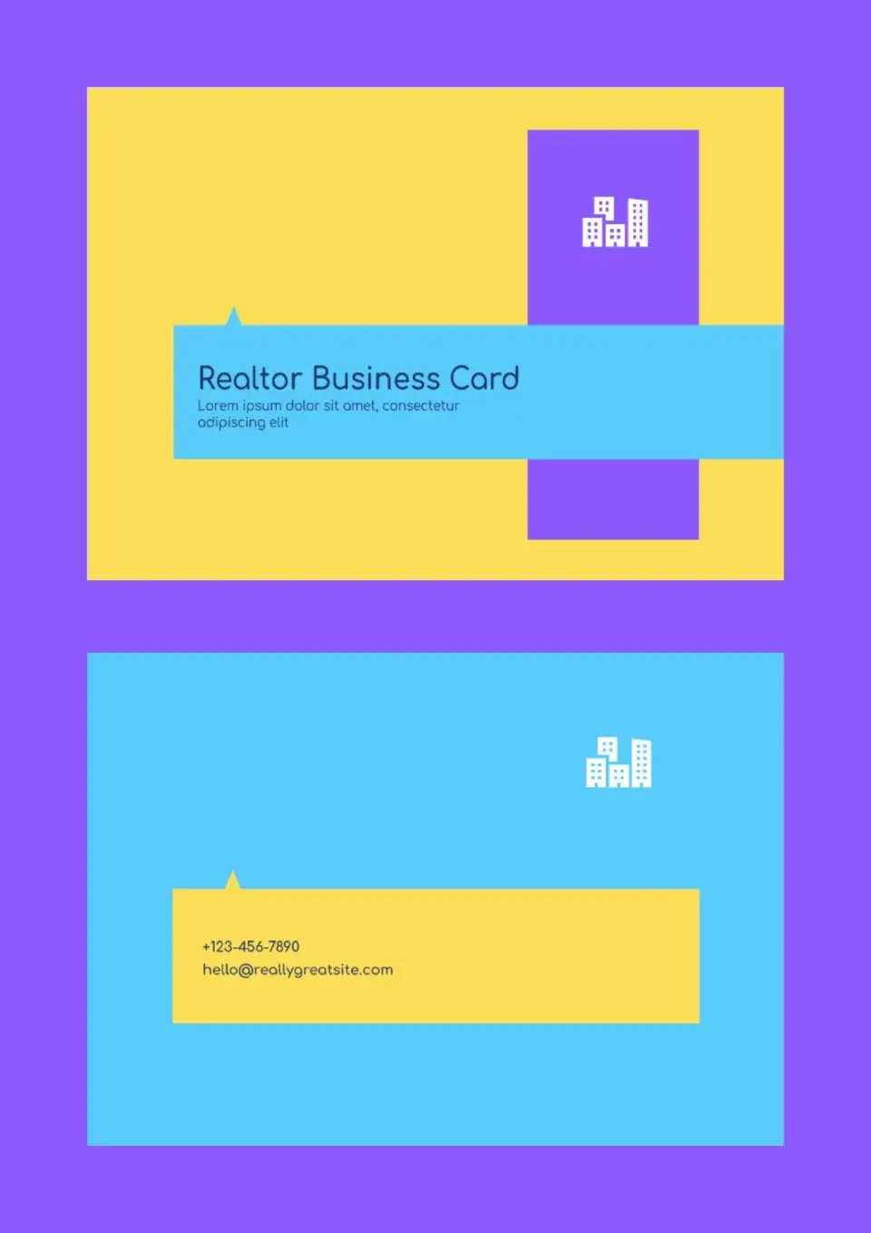 HR Business Card Template