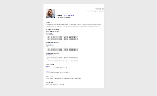 Top 18+ Free Resume Templates for Google Docs