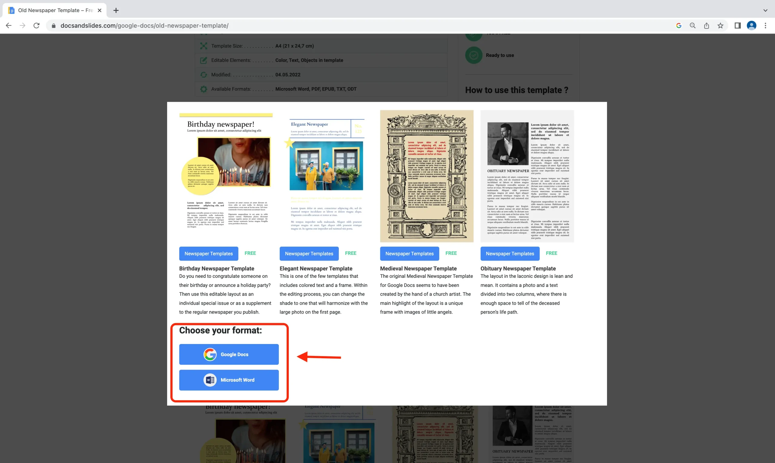How to Use a Template in Google Docs?