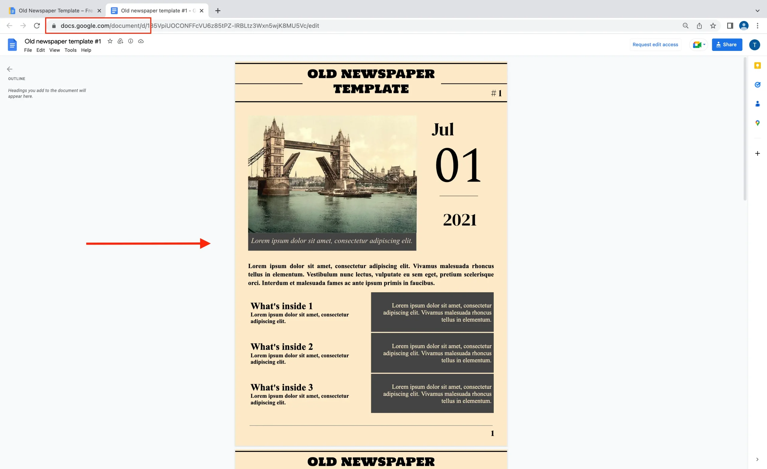 How to Use a Template in Google Docs?