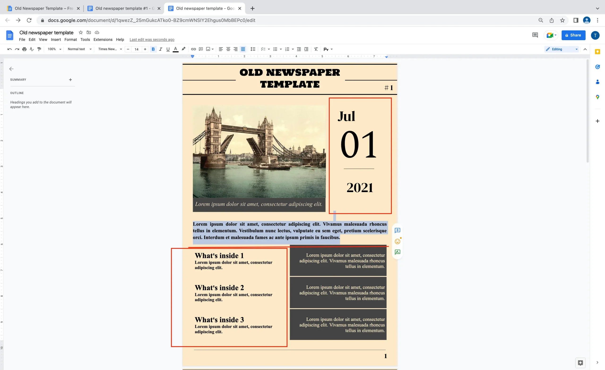How to Use a Template in Google Docs?