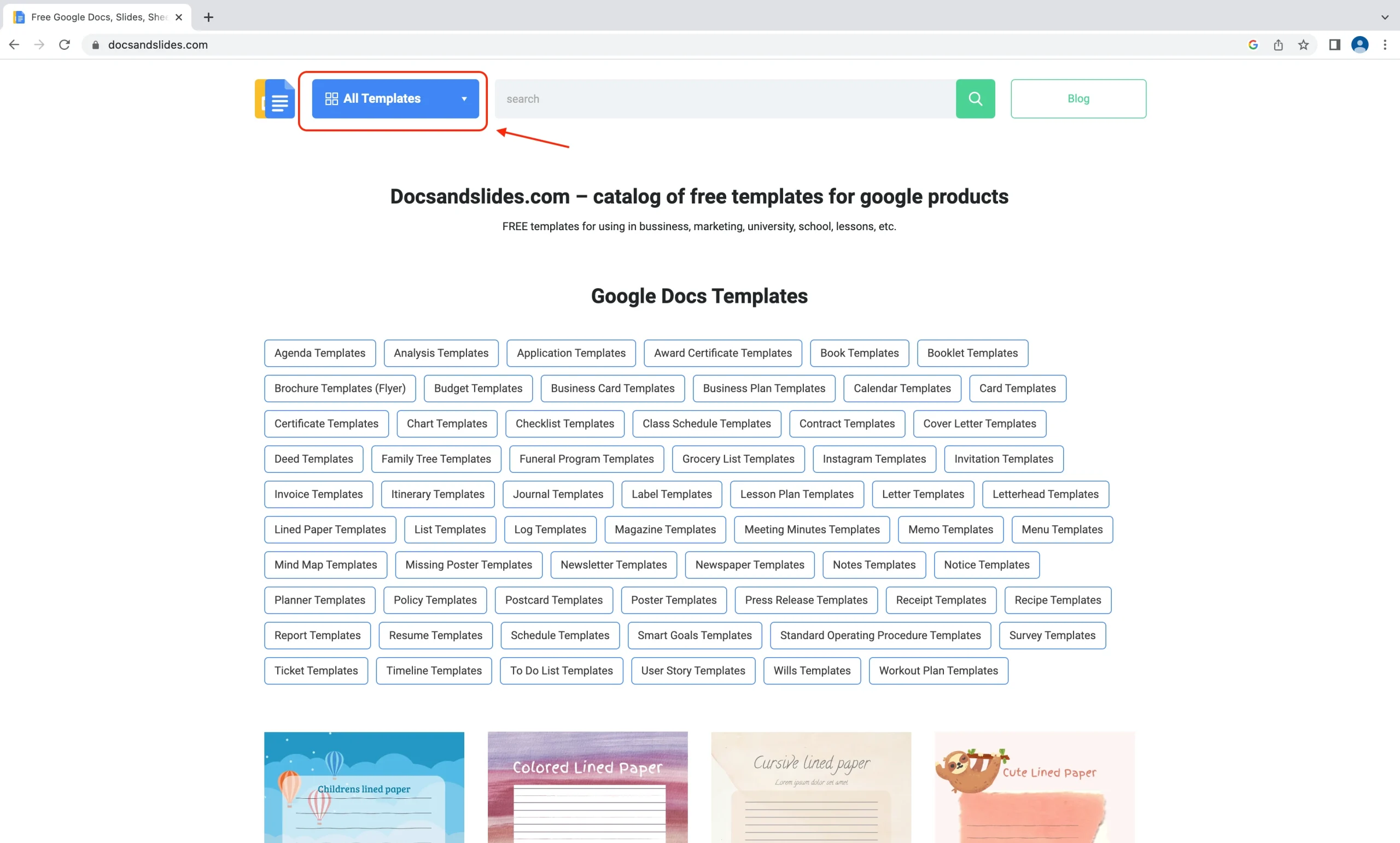 How to Use a Template in Google Docs?