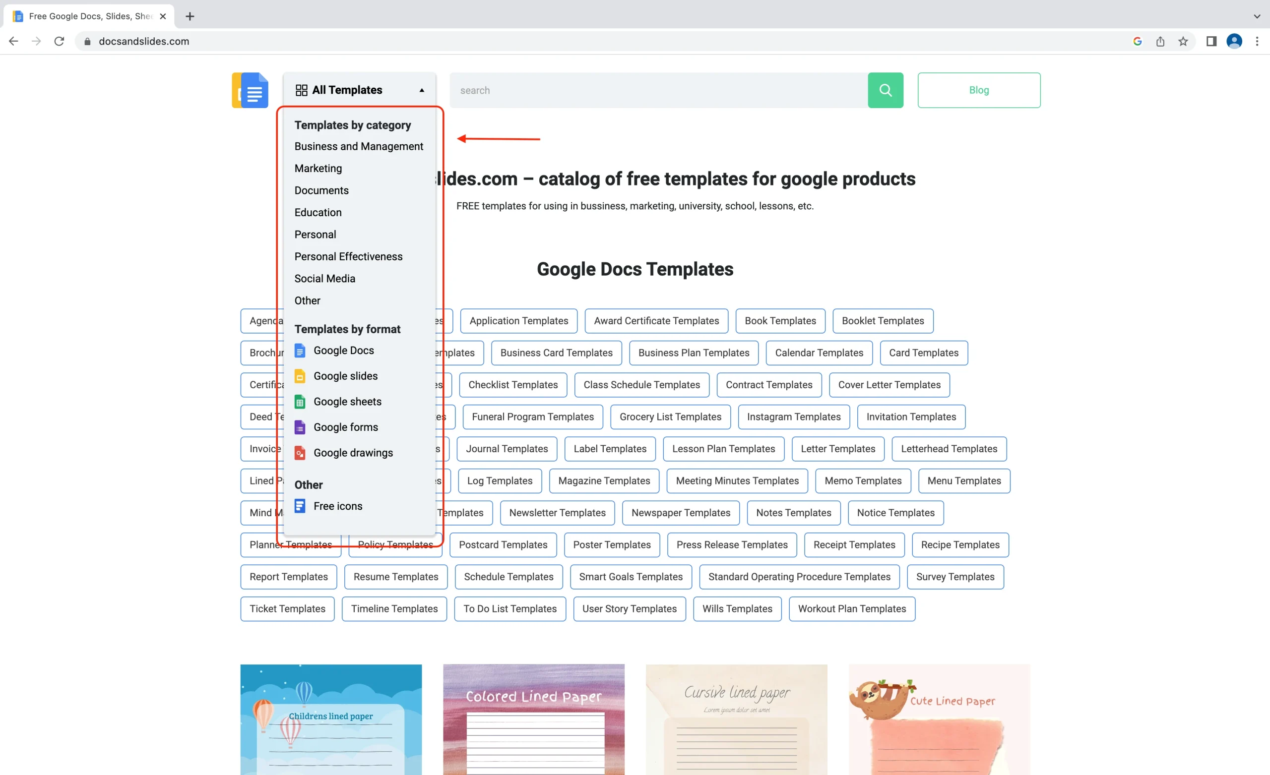 How to Use a Template in Google Docs?